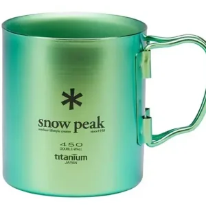 Neu Im Sortiment Snow Peak Titanium Double 450 Colored Mug