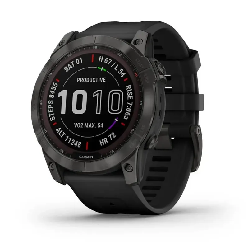 Garmin GPS Fenix 7X Sapphire Solar Slate/Black Ti Markenware
