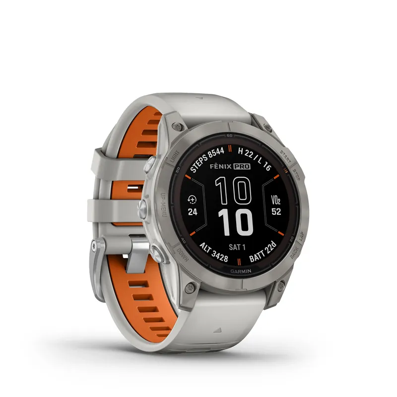 Sichere Zahlung Garmin FENIX® 7 PRO - SAPPHIRE SOLAR EDITION Nebelgrau/Titanium Titan