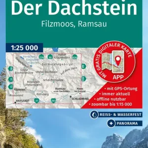 Kompass-Verlag Wanderkarte Dachstein, Ramsau Aktuell