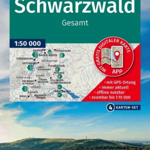 Top-Preis Kompass-Verlag WK 888 - Schwarzwald Gesamt (4-K-Set)