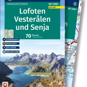 Kompass-Verlag Wanderführer 5982 Lofoten, Vesteralen und Senja Preis Gesenkt