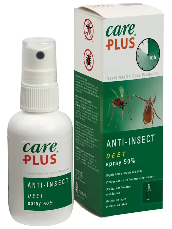 Ausverkauf Care Plus Anti-Insect DEET Spray 50% 60 ml
