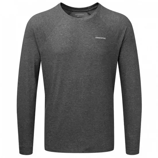 Craghoppers Nosilife Bayame LS T-Black Pepper Marl Billig
