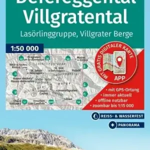 Sofort Bestellen Kompass-Verlag Wanderkarte Defereggental, Villgratental