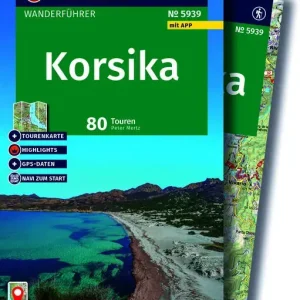 Kompass-Verlag Wanderführer Korsika 2-in-1 Garantierte Lieferung