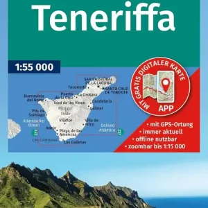 Begrenztes Angebot Kompass-Verlag Wanderkarte Teneriffa