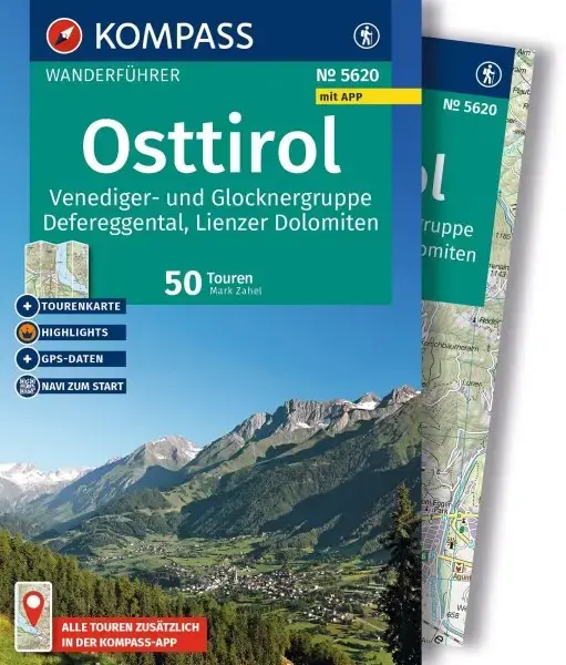 Markenware Kompass-Verlag Wanderführer Osttirol