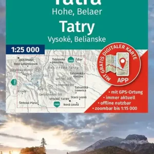 Kompass-Verlag Wanderkarte Hohe Tatra Rabatt