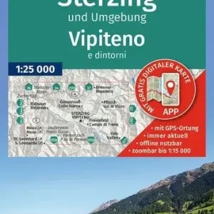 Kompass-Verlag Wanderkarte Sterzing Jetzt Bestellen