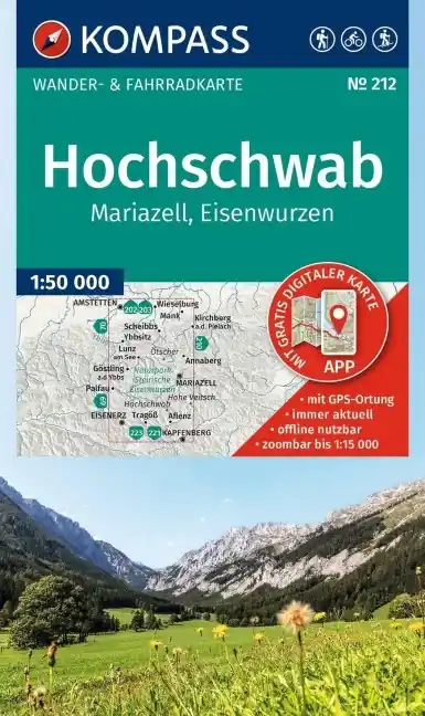 Sichere Zahlung Kompass-Verlag Wanderkarte Hochschwab