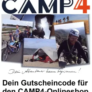Top-Seller CAMP4 Gutschein CAMP4 Onlineshop