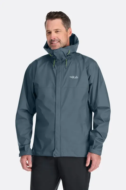 Beliebt Rab Downpour Jacket Orion Blue