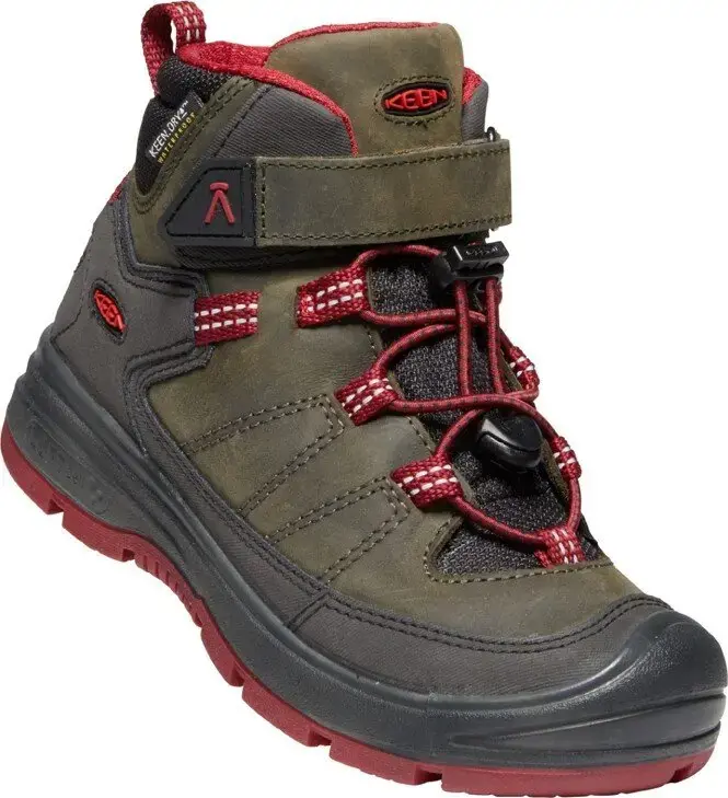 Kracherpreis Keen Kids Redwood Mid WP Steelgrey/Red