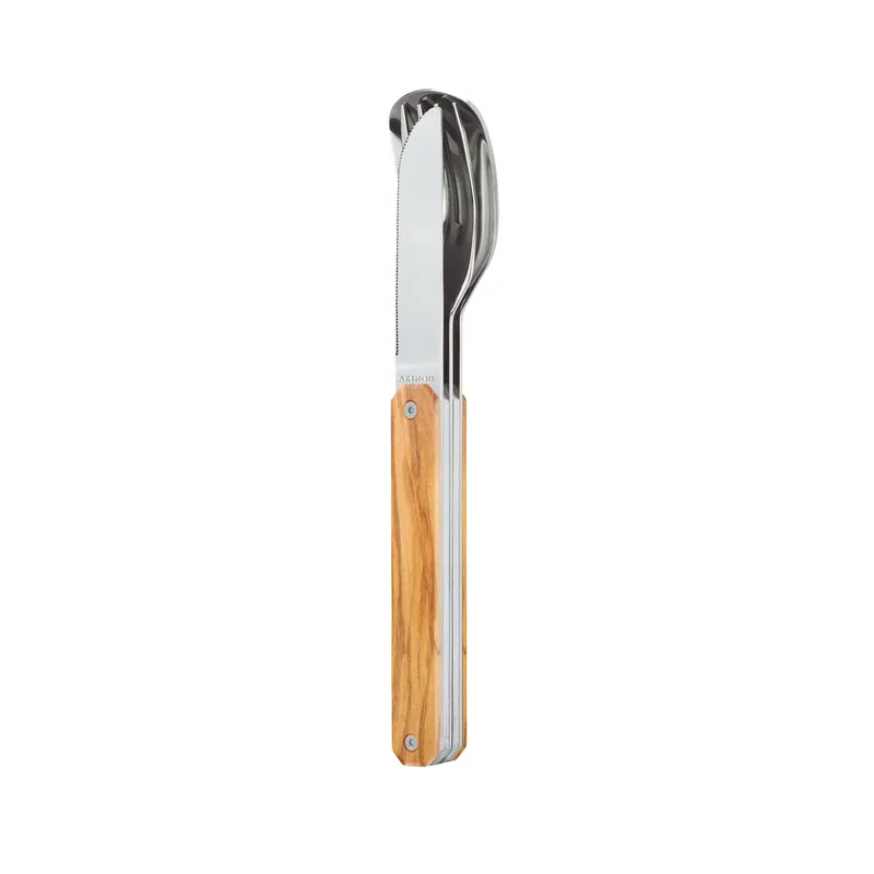 Saisonangebot Akinod 12H34 Besteck - Holzgriff