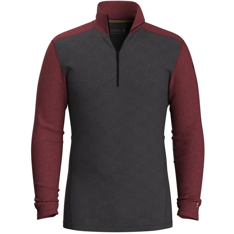 Schneller Versand Smartwool Classic Thermal 1/4 Zip - Charc Currant
