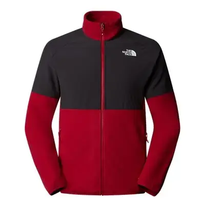 Preisreduziert The North Face Glacier Fleece Heavyweight Full Zip Garnet Red Grey
