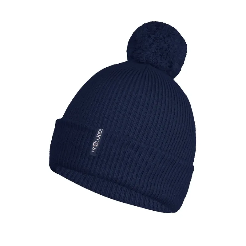 Trollkids Girls Holmenkollen Bobble Cap Navy Heißes Angebot
