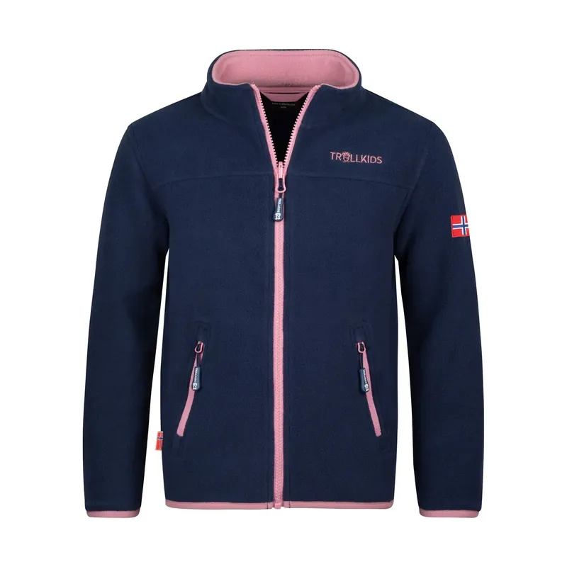 Meistverkauft Trollkids Girls Oppdal Jacket XT Navy/Mauve