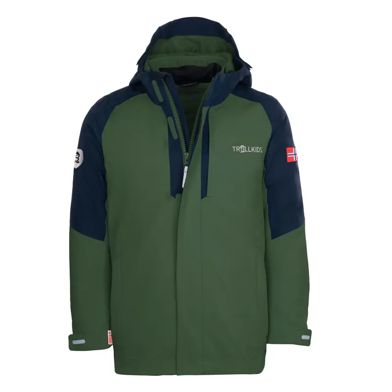 Trollkids Kids Skanden 3In1 Jacket Navy/Forest Top-Preis