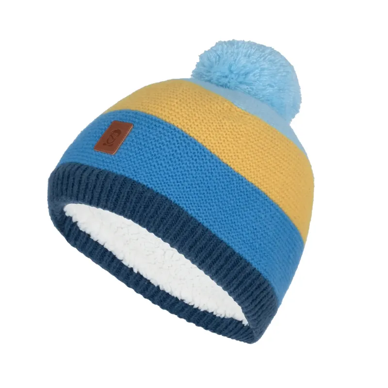 Markenprodukt Trollkids Kids Gryllefjord Bobble Cap Blue/Mango