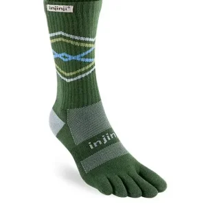 injinji Trail Midweight Crew Men - Forest Saisonangebot