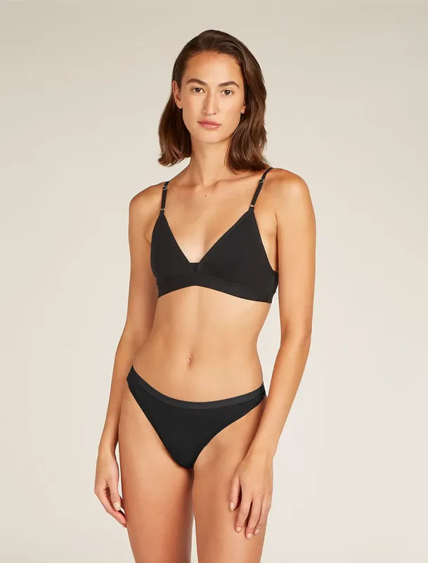 Begrenztes Angebot Icebreaker 150 Siren Bra Inserts W Black