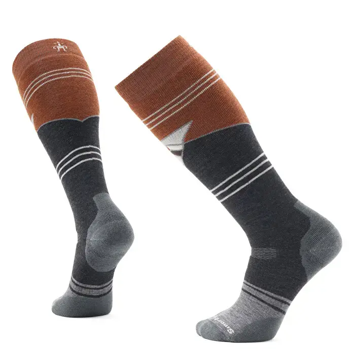 Begrenztes Angebot Smartwool Snowboard Full Cushion Mountain Geo-Print Picante