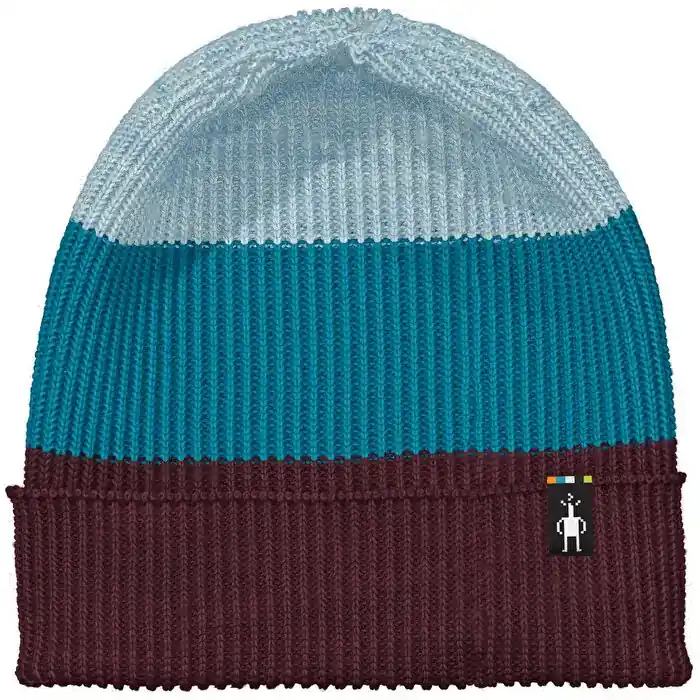 Sichere Zahlung Smartwool Cantar Colourblock Beanie Eggplant Plaid