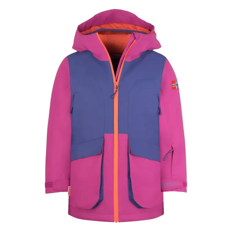 Neue Kollektion Trollkids Girls Kongsberg Jacket Purple/Berry/Red