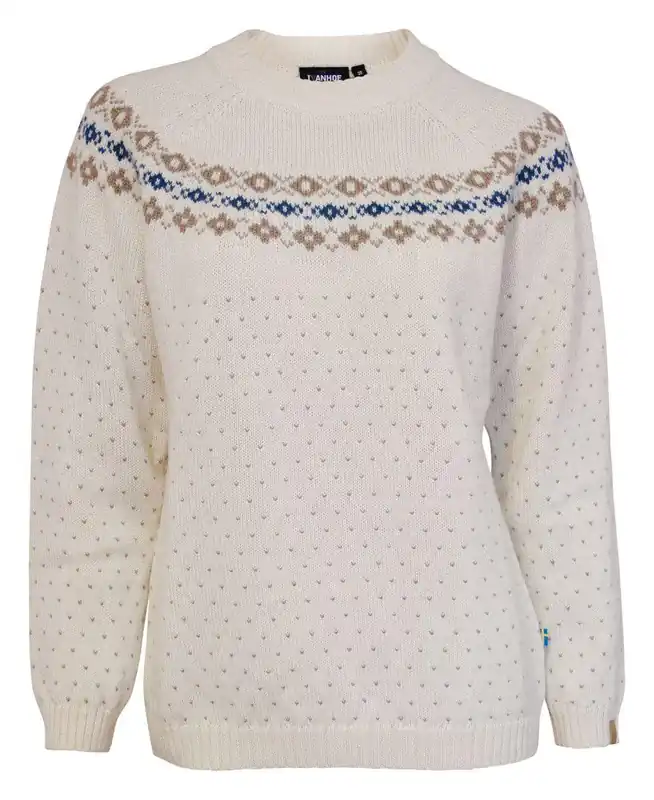 Ivanhoe of Sweden Sire Crewneck Woman Winter White Must-Have