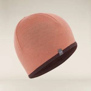 Ausverkauf Icebreaker Unisex Pocket Hat - Cedar Wood / Bittersweet
