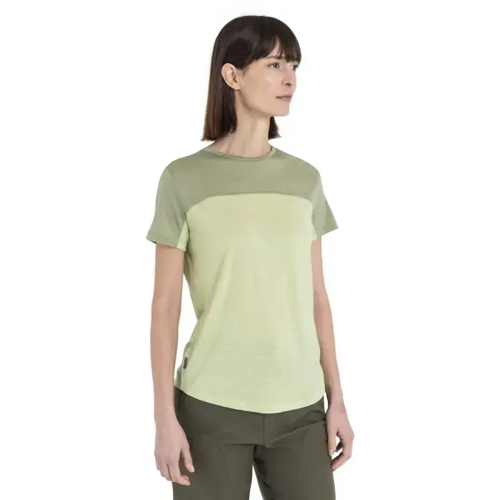 Icebreaker Merino 125 Cool Lite Sphere III T-Shirt Woman - Glazen / Lichen Jetzt Kaufen