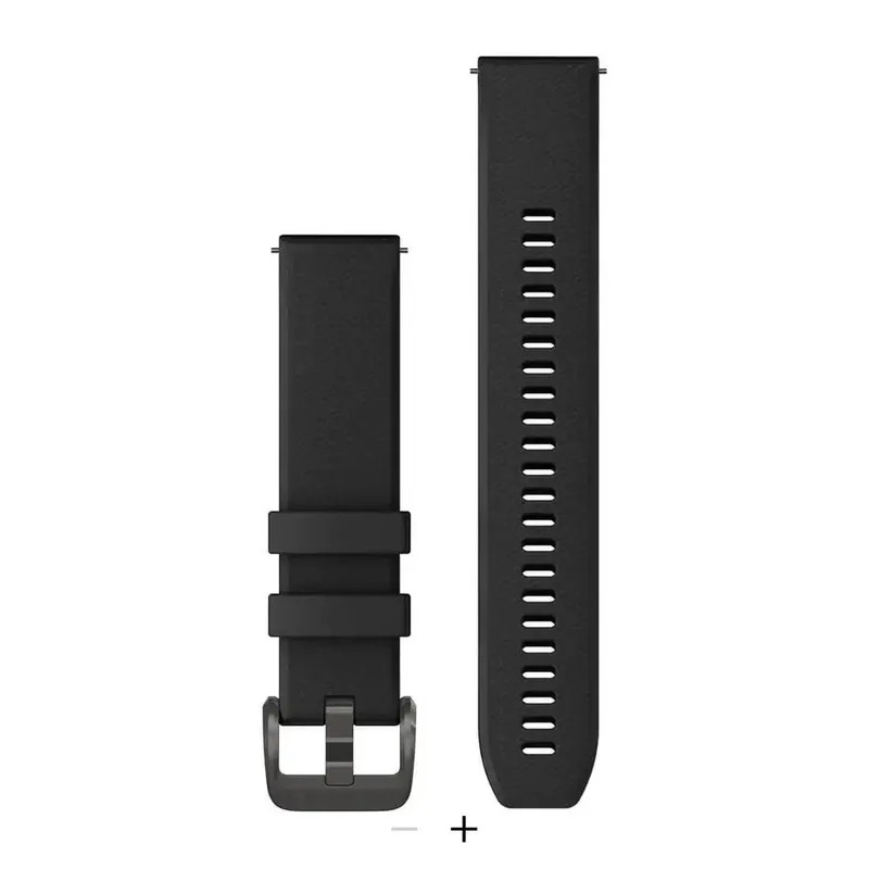 Garmin 20MM Quickrelease Armband Silikon - Black Schnäppchen