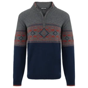 Sherpa Adventure Gear TeJ Eco Pullover 1/4 Zip rathee blue Solange Der Vorrat Reicht