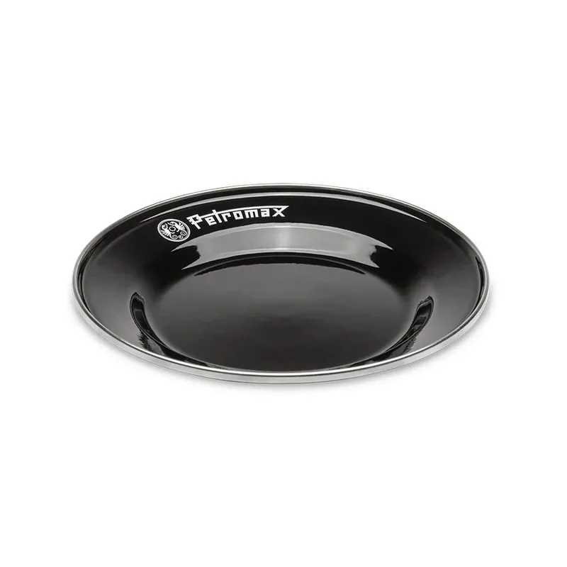 Saisonangebot Petromax Emaille-Teller Schwarz - 2 Stück