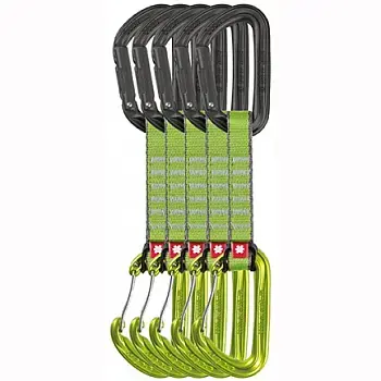 Top-Preis Ocún HAWK QD WIRE PA 16 mm 10 cm grün