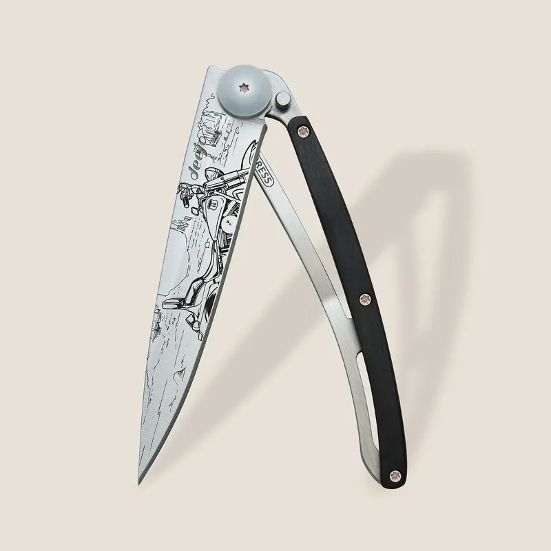 Bestseller deejo 37g Messer - Ebenholz