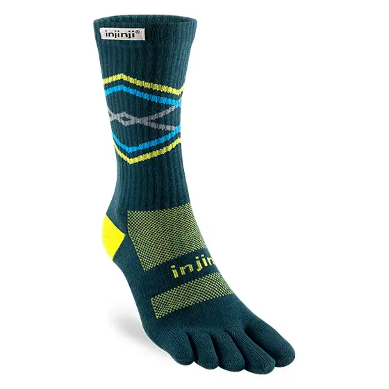 Solange Der Vorrat Reicht injinji Trail Midweight Crew Men - Eclipse