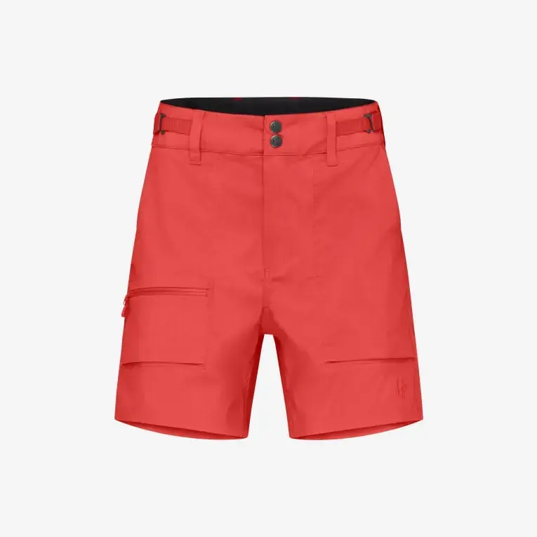 Norrøna Femund Light Cotton Shorts Women Paprika Highlight