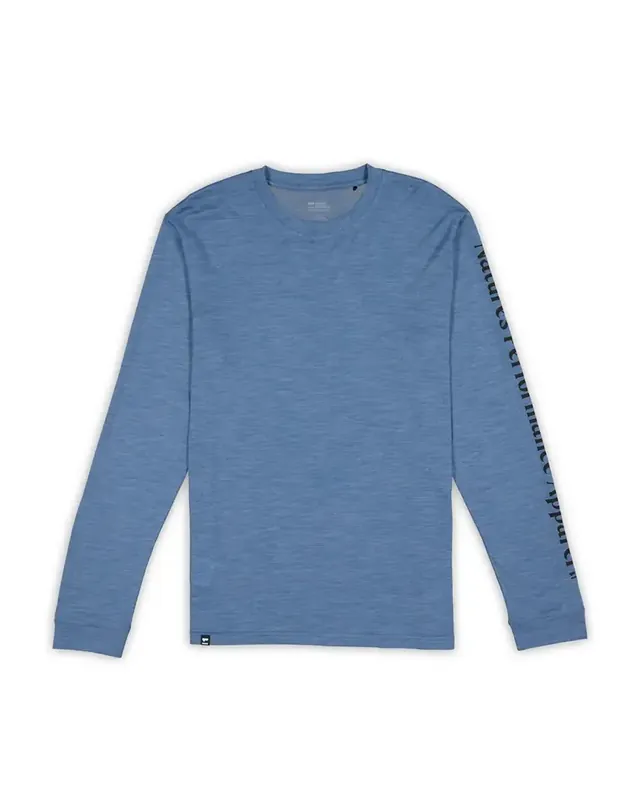 Super-Preis Mons Royale Zephyr Tencel Longsleeve-Steel Blue