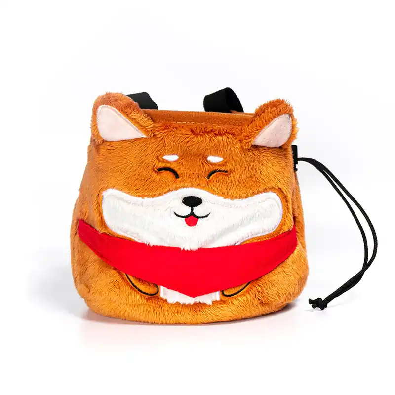 Solange Der Vorrat Reicht YY Vertical Chalkbag Shiba Inu