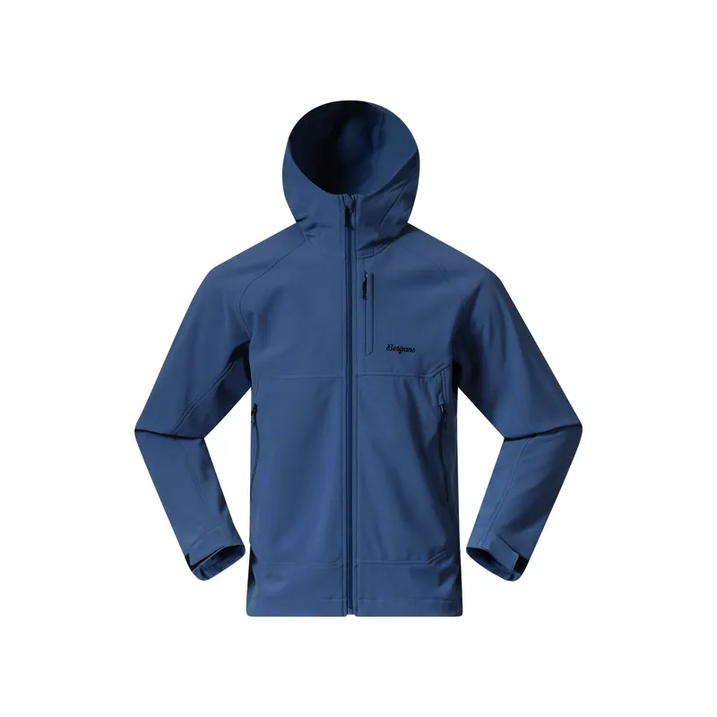 Bergans Vaagaa Softshell Jkt Hood Men Blue Direktkauf