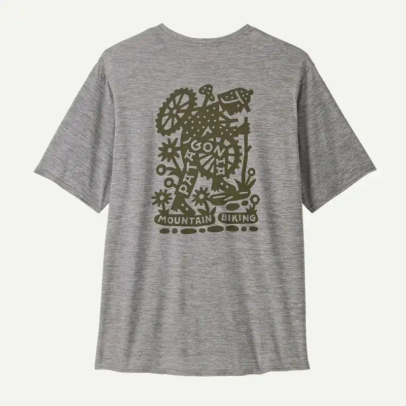 Geprüft Patagonia Capilene Cool Daily Graphic Shirt - Feather Grey