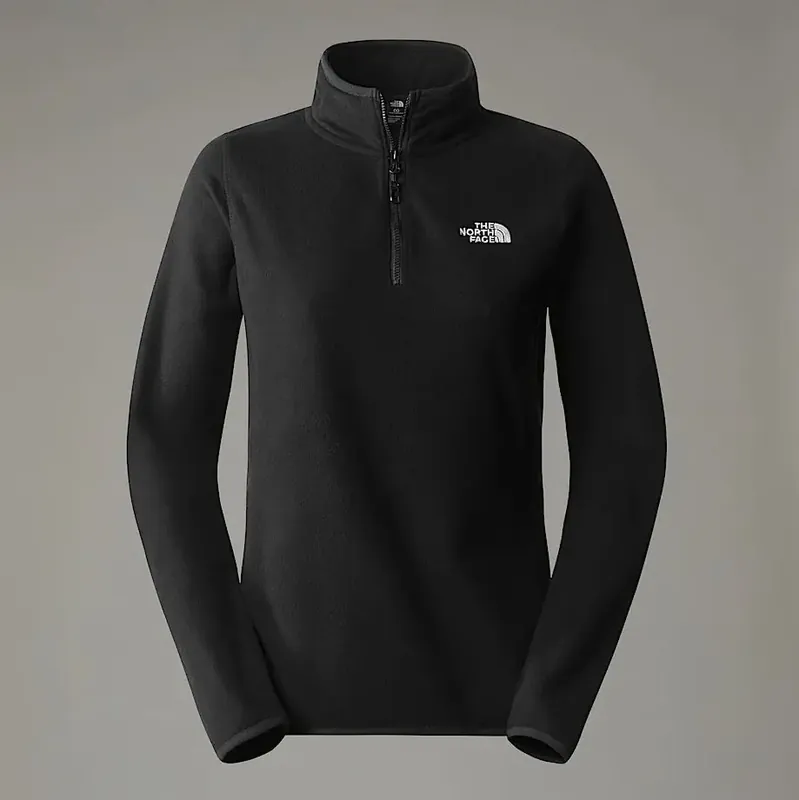 The North Face 100 Glacier Fleece 1/4 Zip Woman - TNF Black Top-Angebot