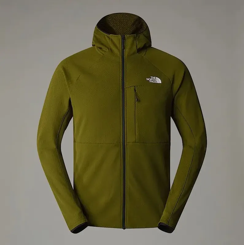 Geprüft The North Face Future Fleece FZ Hoodie Forest Olive