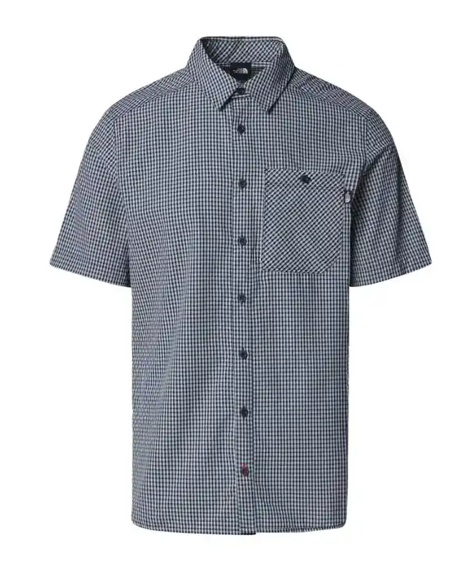 The North Face Hypress SS Shirt - Summit Navy Plaid Mega-Angebot