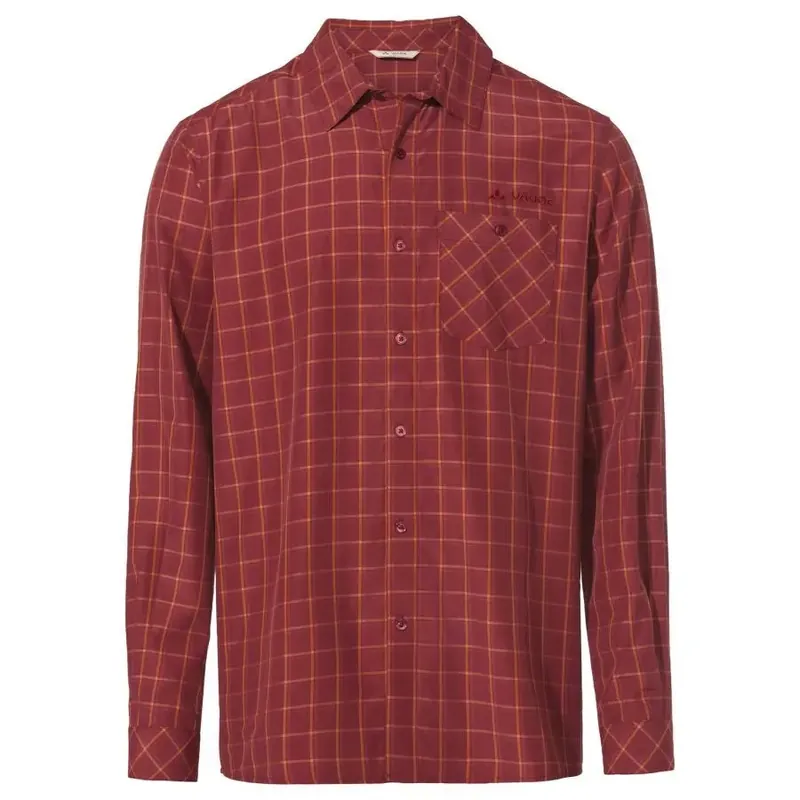 Solange Der Vorrat Reicht Vaude Albsteig LS Shirt - Mars Red