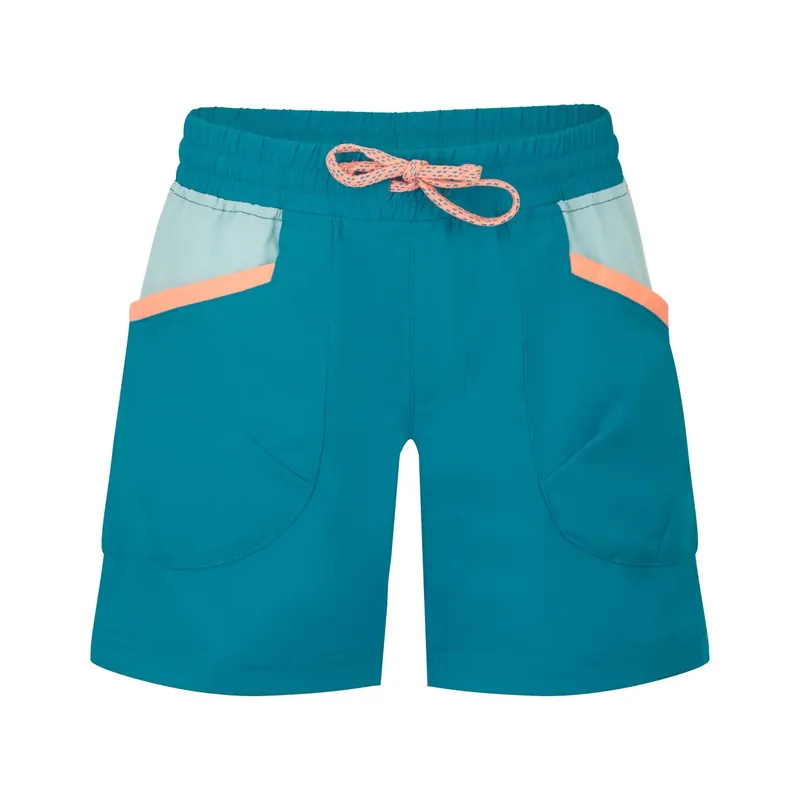 Trollkids Girls Senja Shorts - Blue/Haze/Peach Must-Have