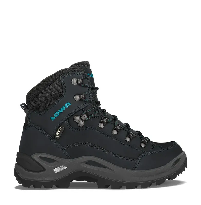Lowa Renegade Evo GTX Mid Women Asphalt/Türkis (schmal) Meistverkauft